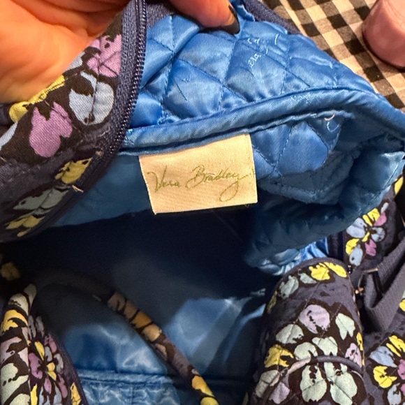 Vintage Vera Bradley “Indigo Pop” Travel Bag - Retired in 2012 - Picture 5 of 6